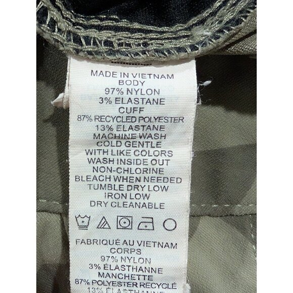 Prana Sky Canyon Jogger Pant Women’s Camo Hiking Outdoors Green Size 8 Nylon - Picture 4 of 16